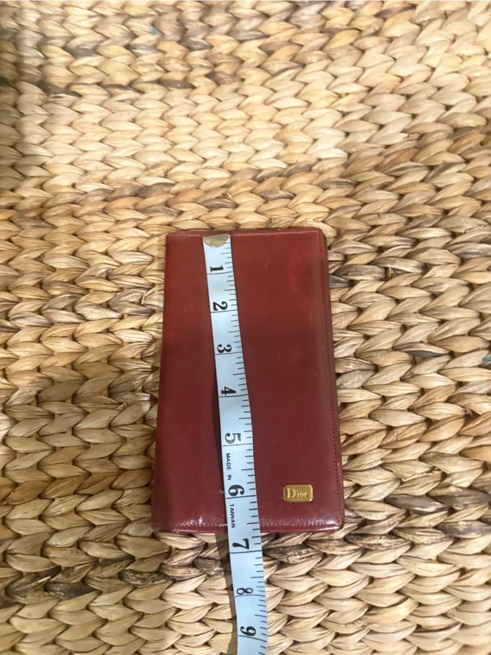 Vintage Christian Dior leather billfold wallet
